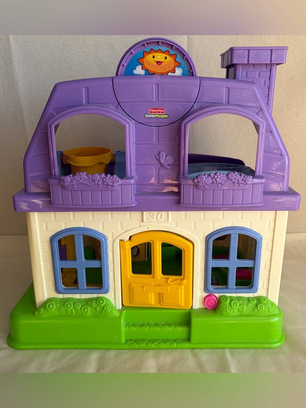 Vintage Fisher-Price Little People Happy Sounds Home 2008